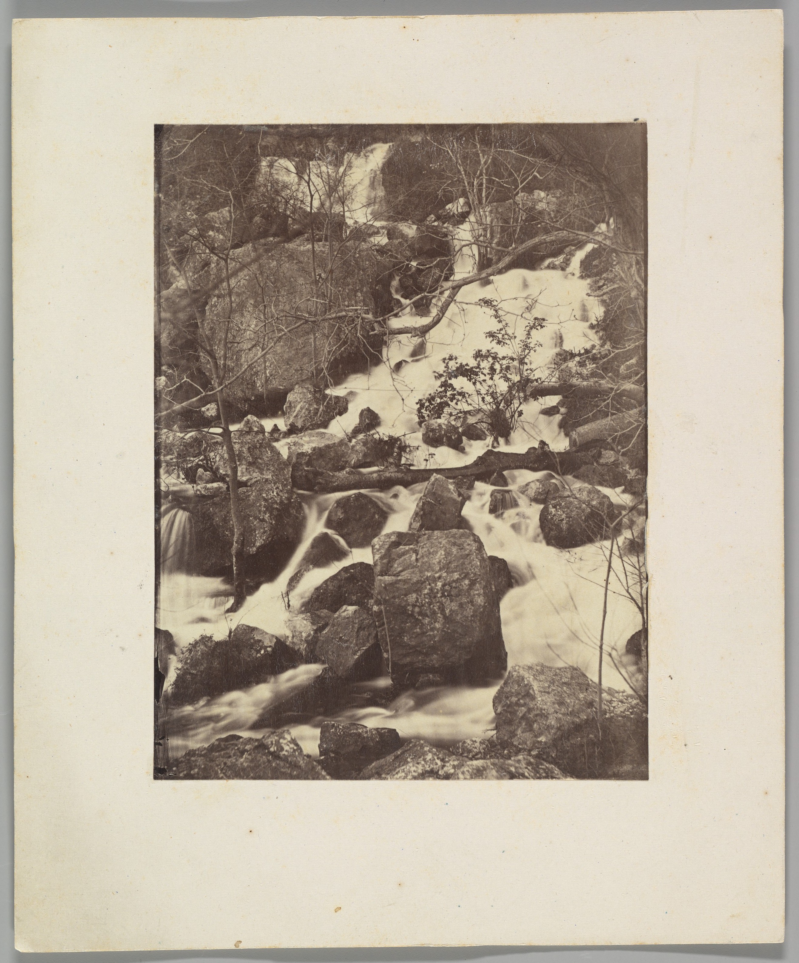 Vintage Woodland Cascade Waterfall