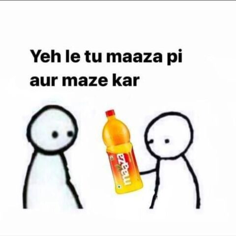 Maaza Pun Hindi Meme