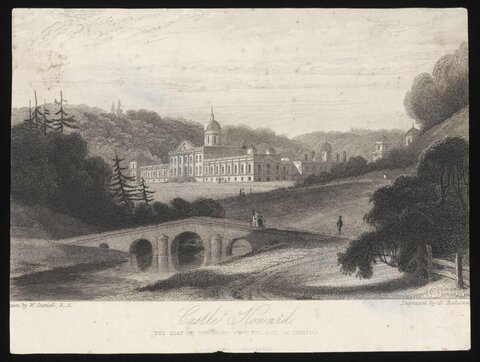 Castle Howard Antique Engraving
