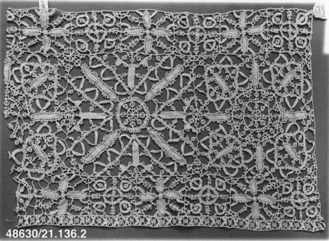 Historical Handmade Lace Panel