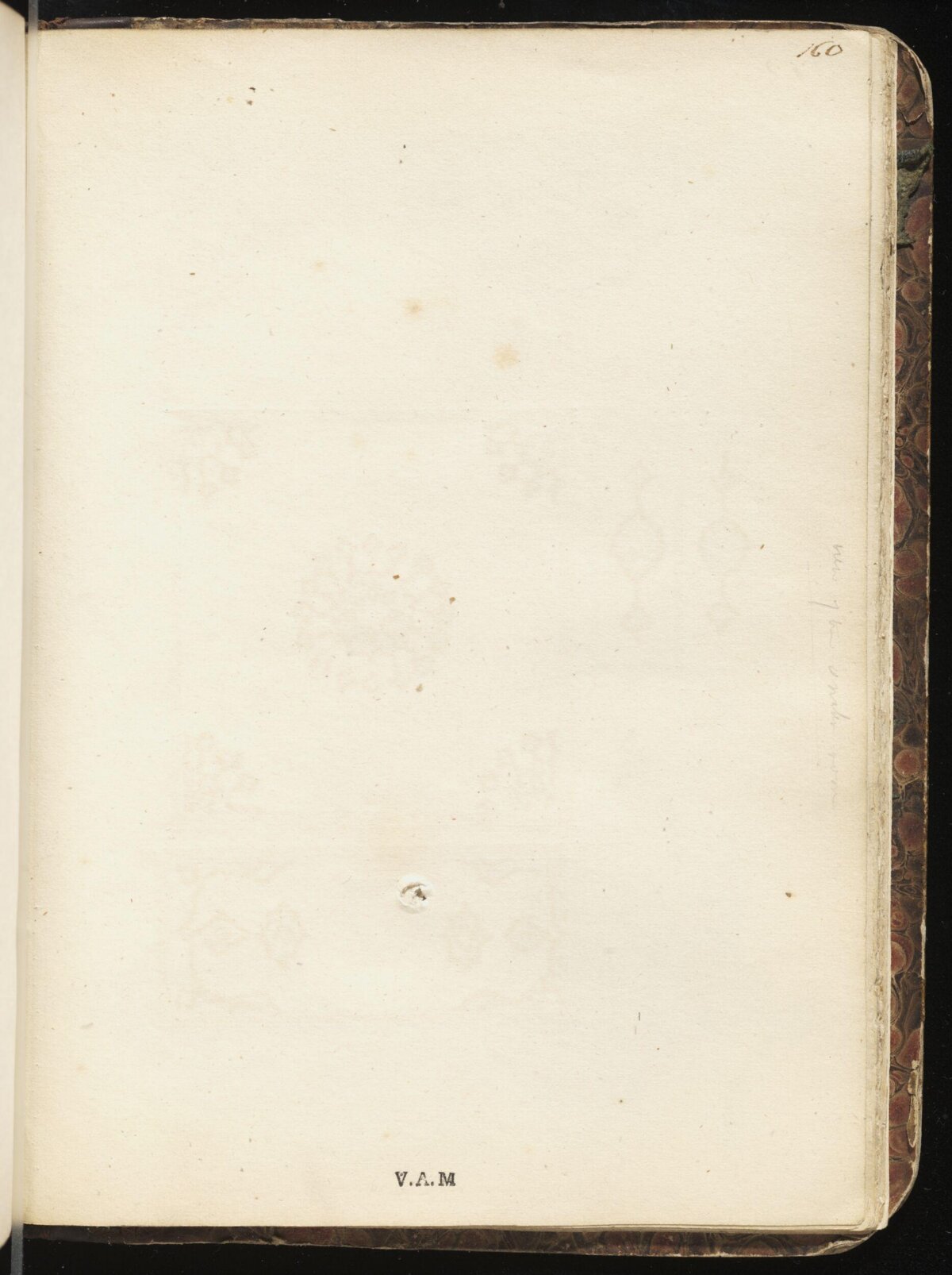Blank Page of Vintage Notebook