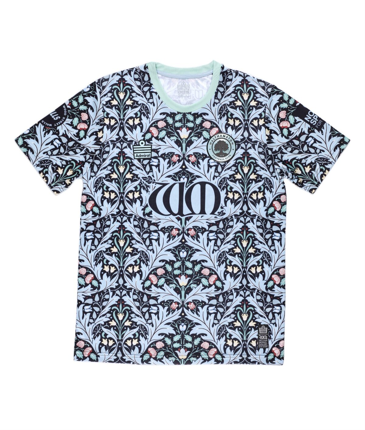 Floral Patterned Football Jersey