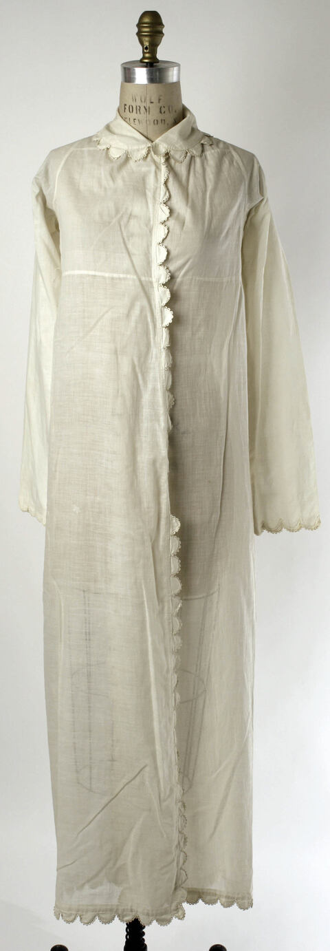 Vintage White Nightgown on Mannequin
