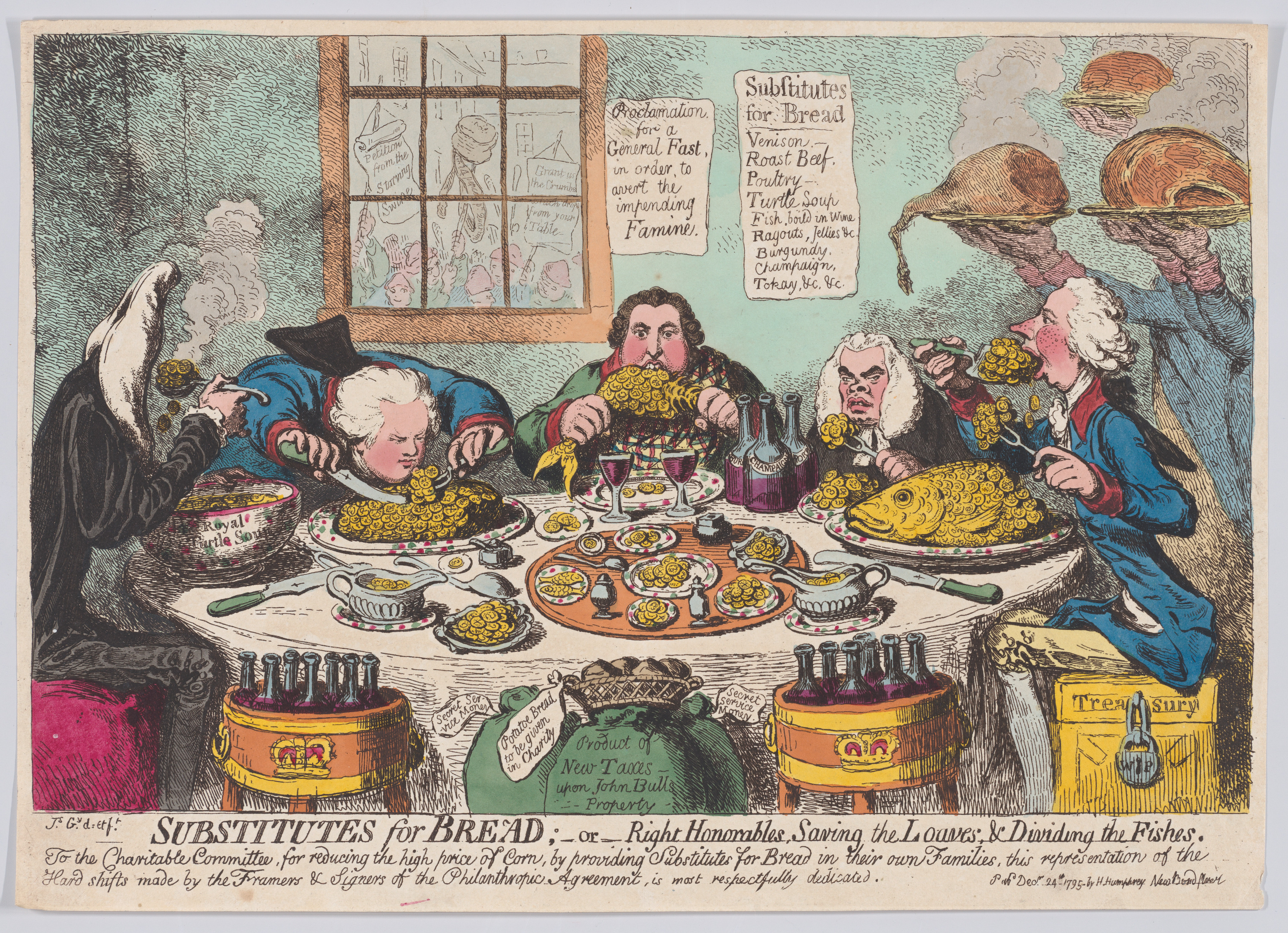 Political Cartoon: Substitutes for Bread