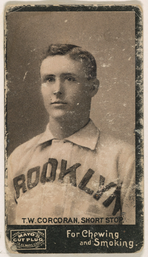 Vintage Brooklyn Baseball Tobacco Card