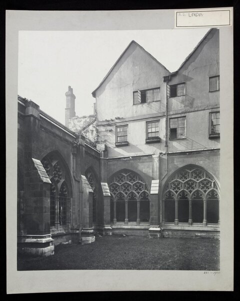 1900 London Cloister Courtyard View