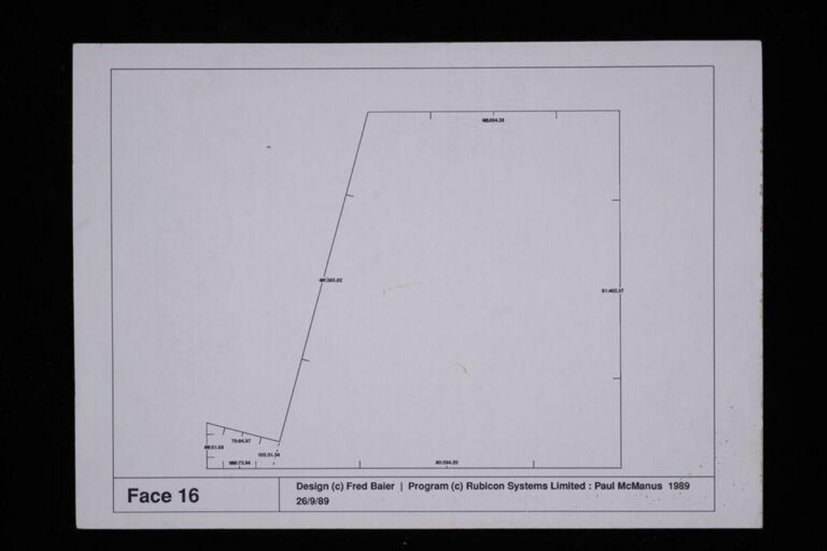 Face 16 Site Survey Diagram