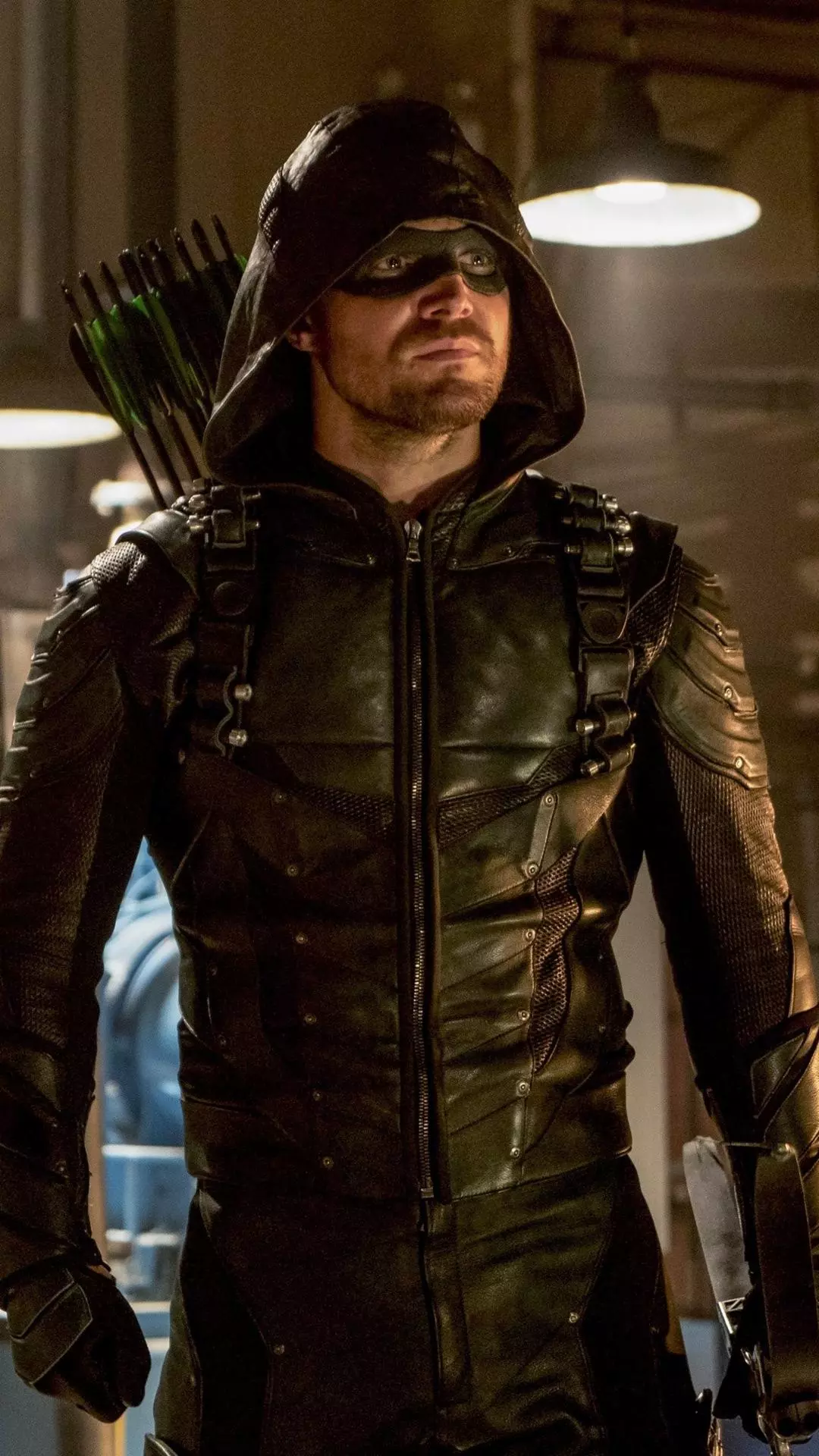 Green Arrow in Hooded Costume