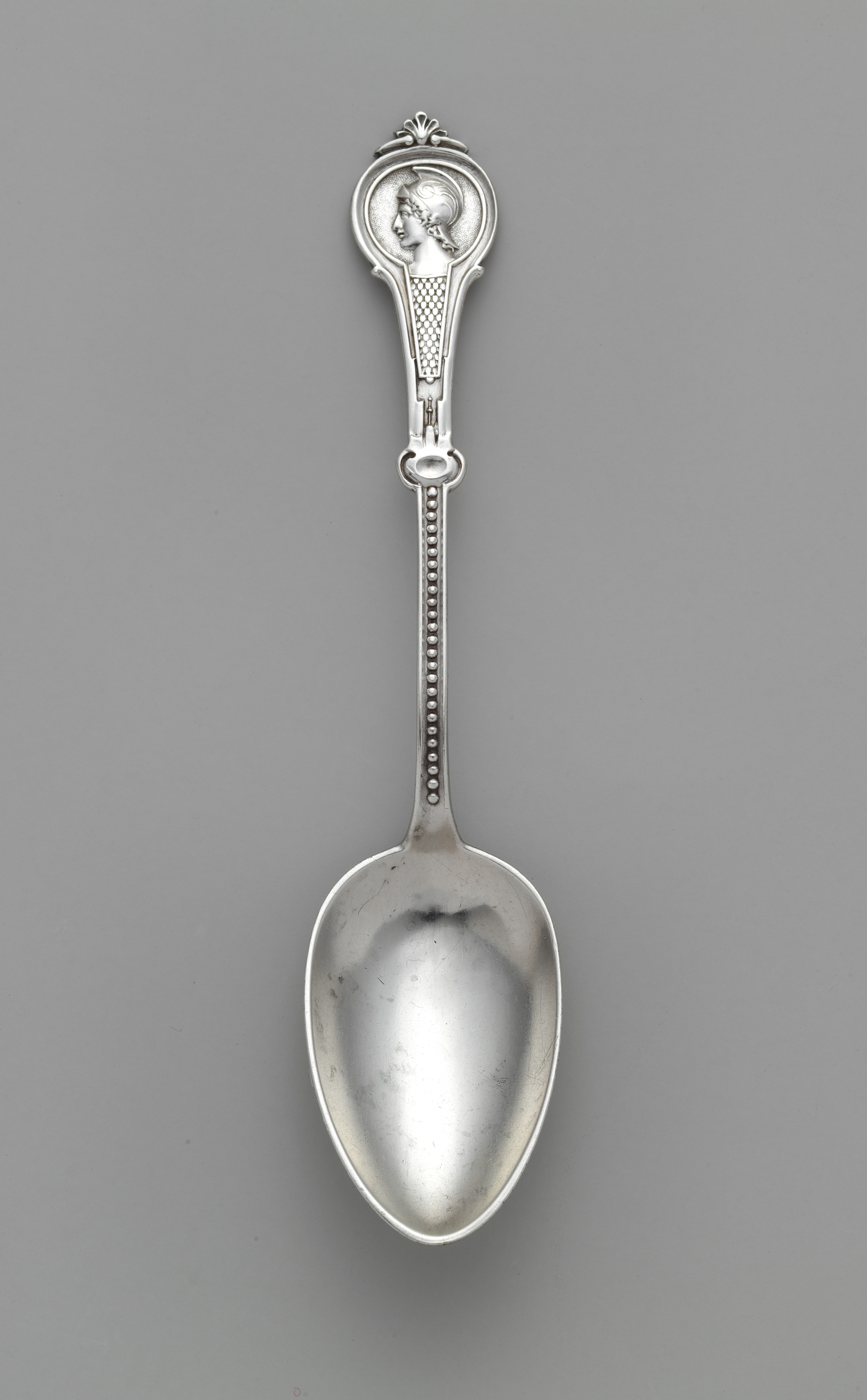 Antique Engraved Silver Spoon