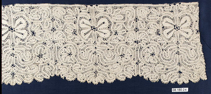 Antique Handmade Lace Border