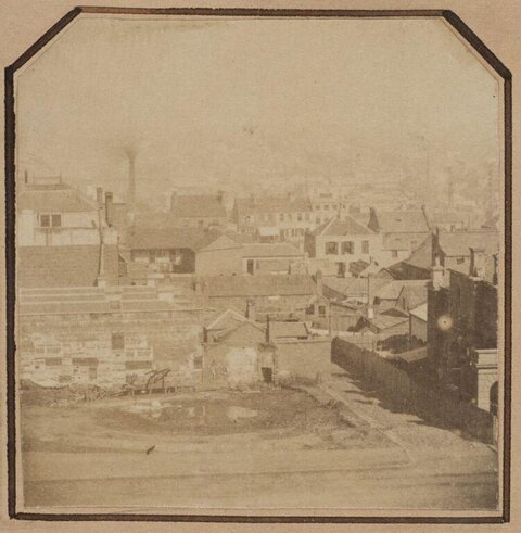 Vintage 19th Century Townscape