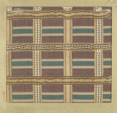 Vintage Checkered Textile Sample