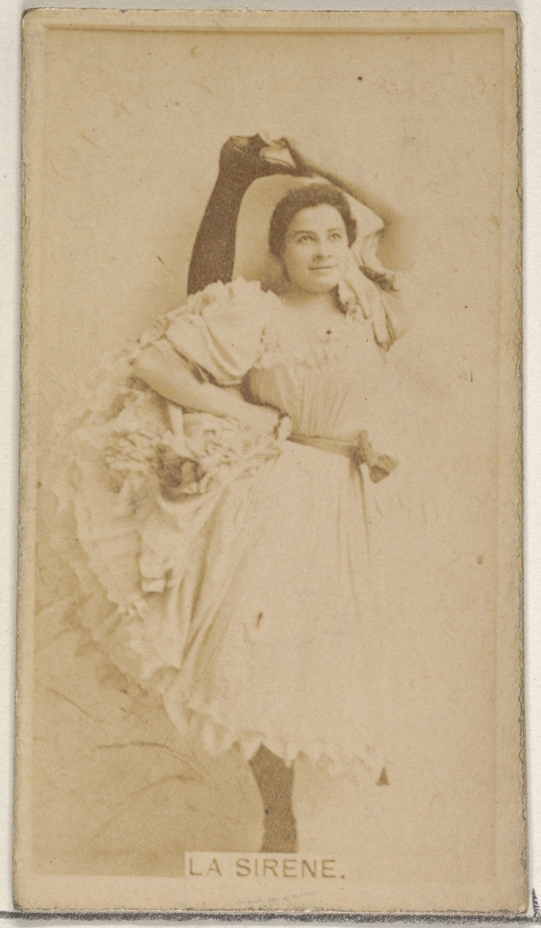 Vintage Portrait of La Sirene