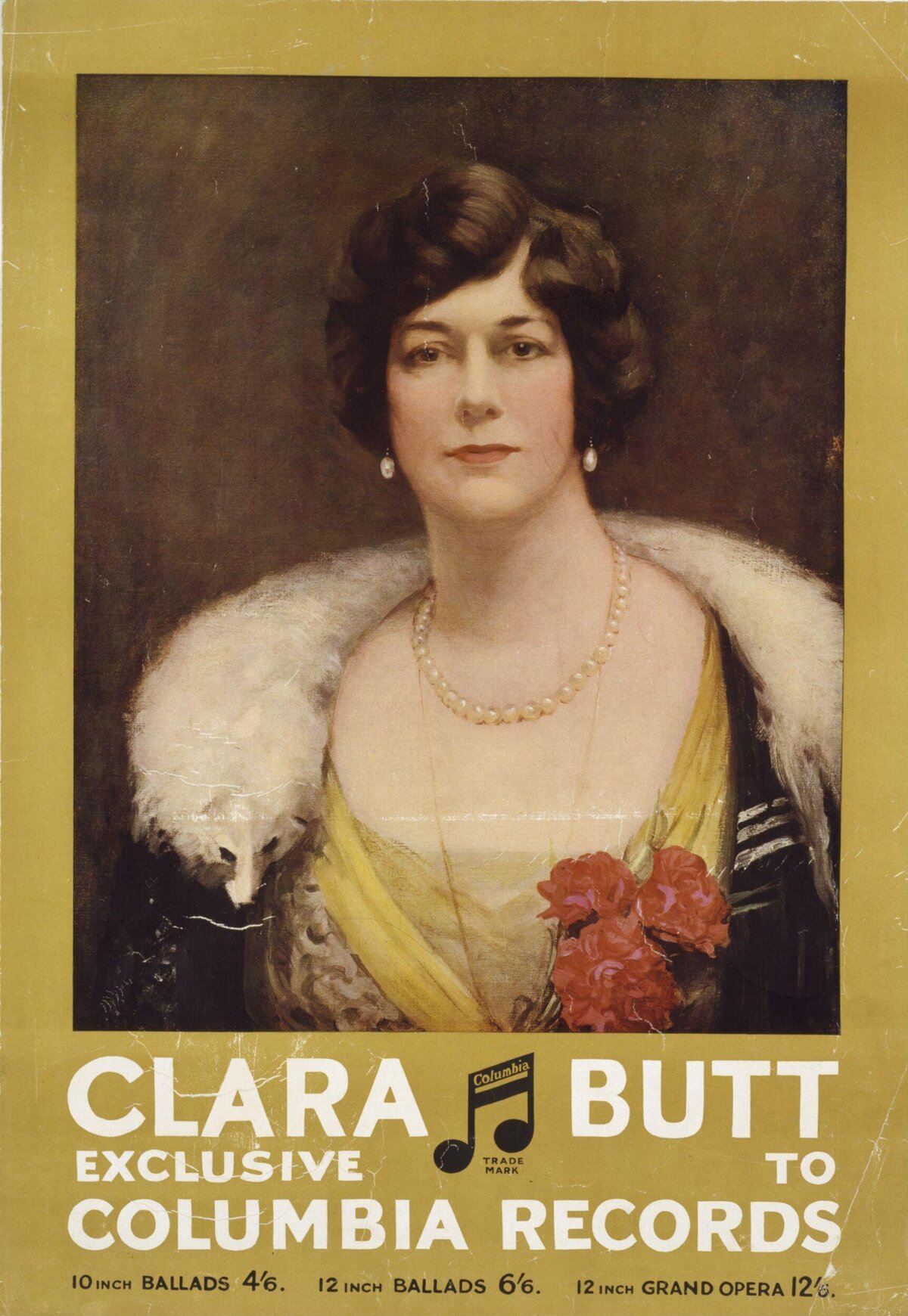 Clara Butt Columbia Records Advertisement