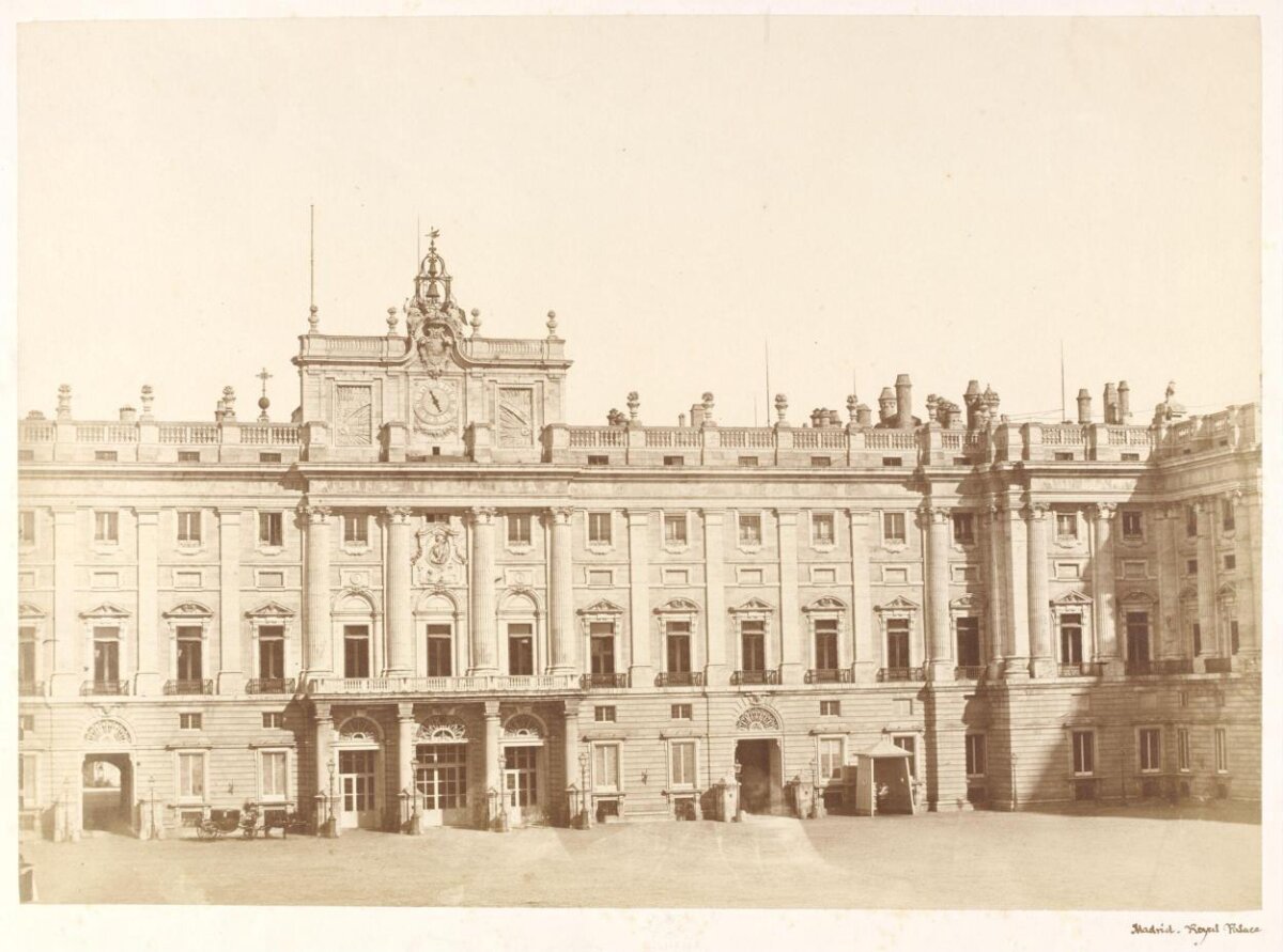 Madrid Royal Palace Facade