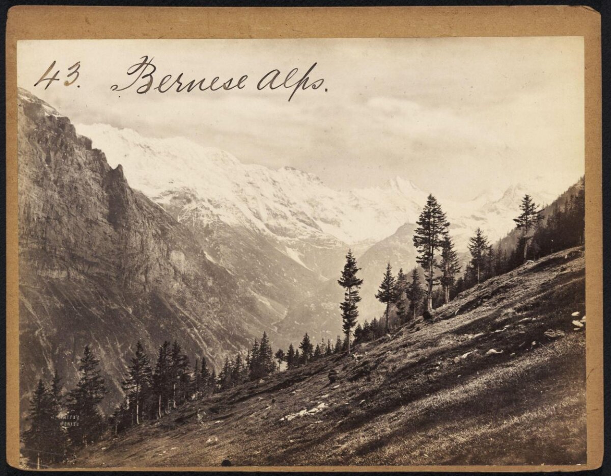 Bernese Alps Mountain Landscape