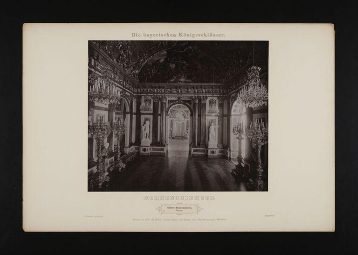 Bavarian Royal Castle Interior Hall