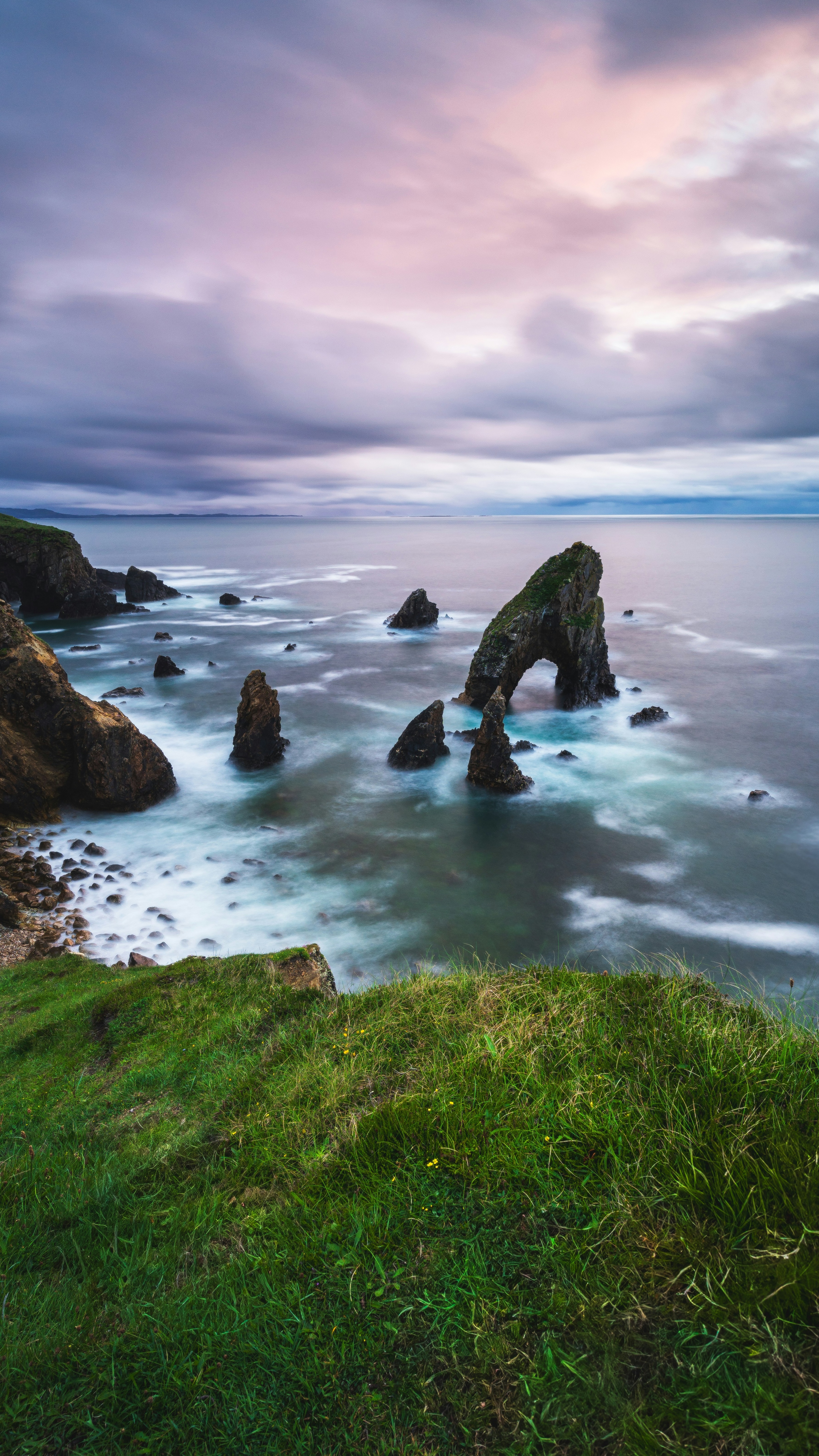 Coastal Sea Arch at Dusk