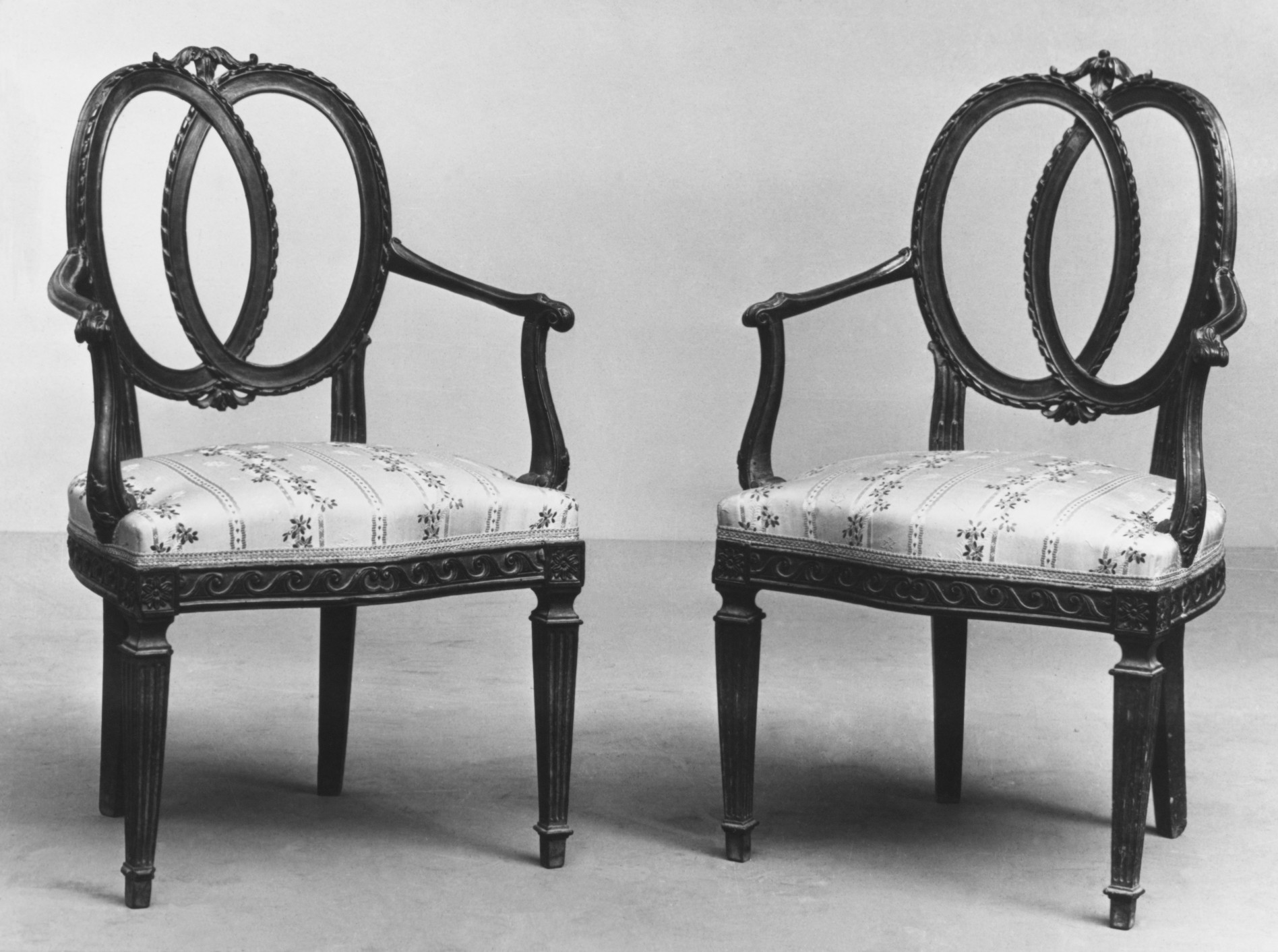 Pair of Antique Carved Armchairs