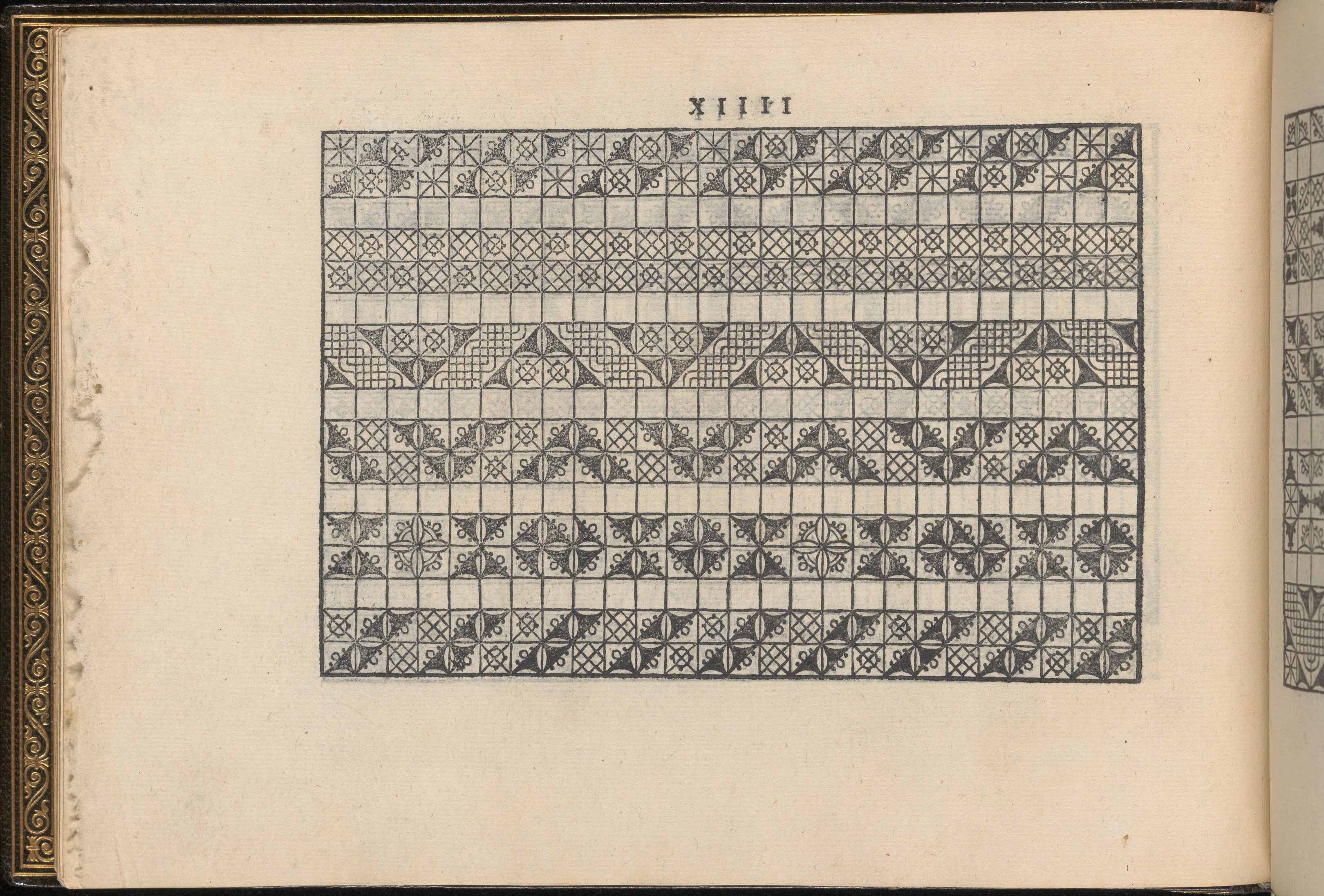 Vintage Geometric Pattern Page