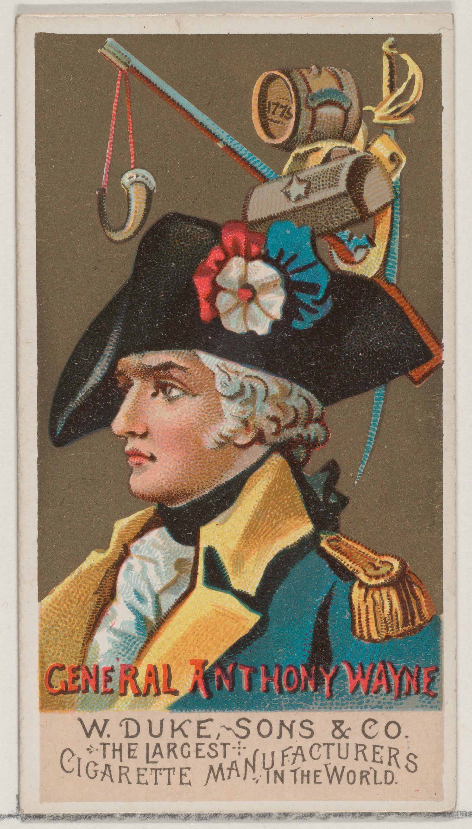 General Anthony Wayne Cigarette Card