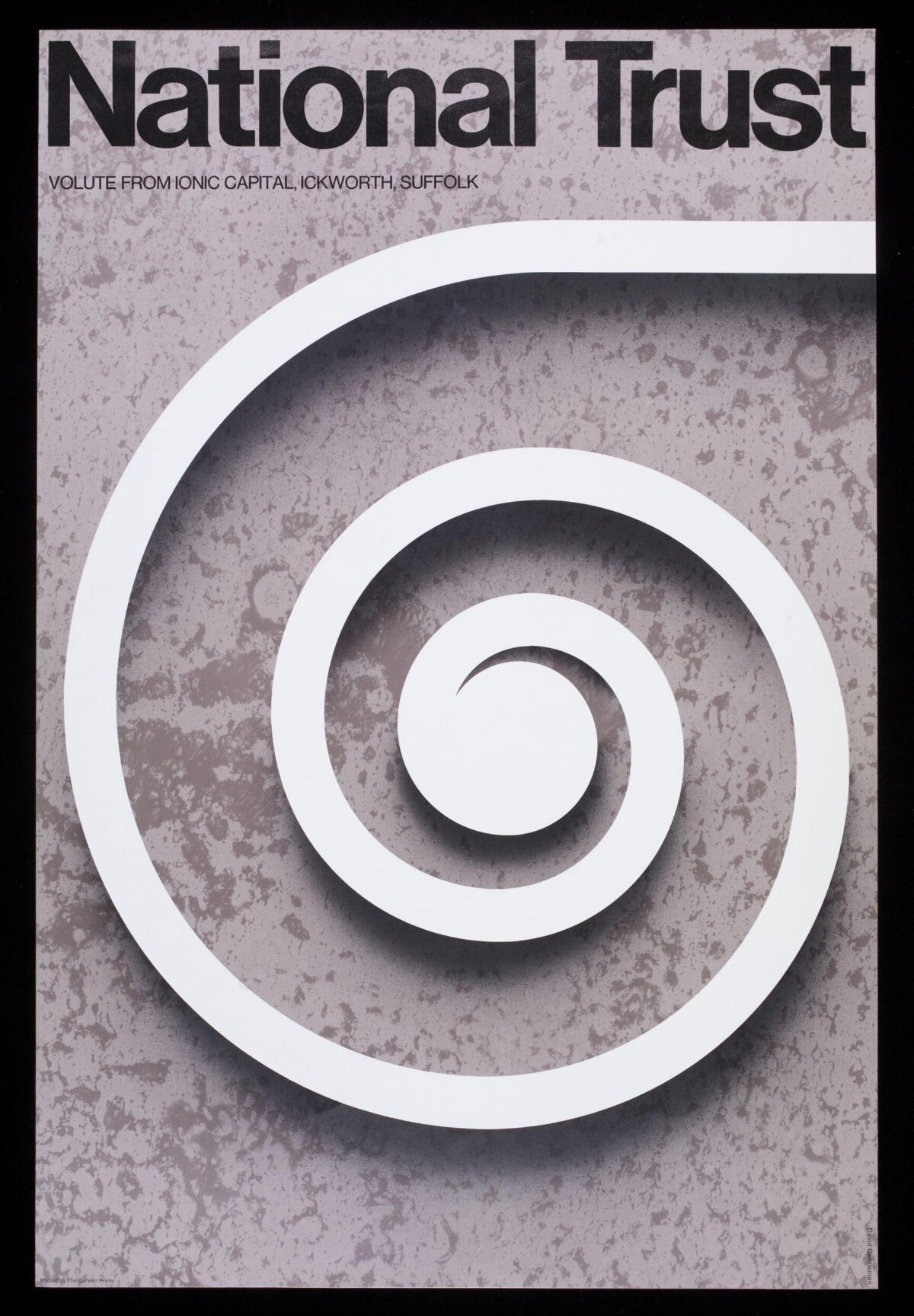 National Trust Ionic Volute Poster