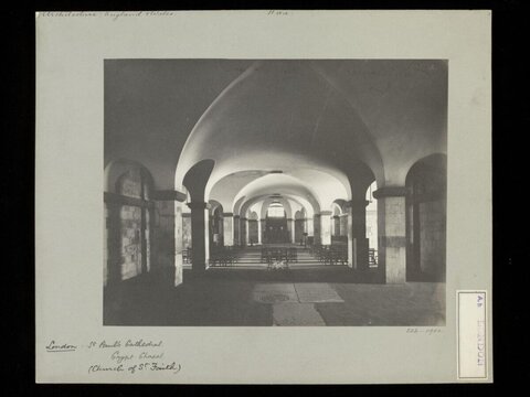 St Paul's Cathedral Crypt Chapel Interior