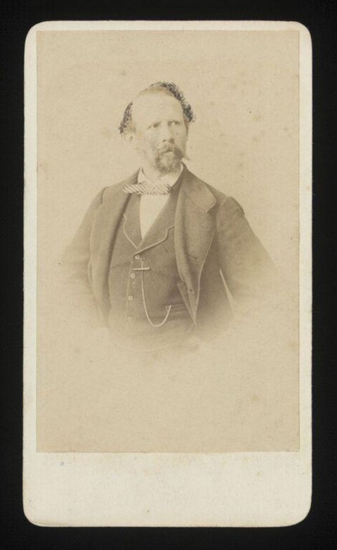 Vintage Portrait of 19th Century Man
