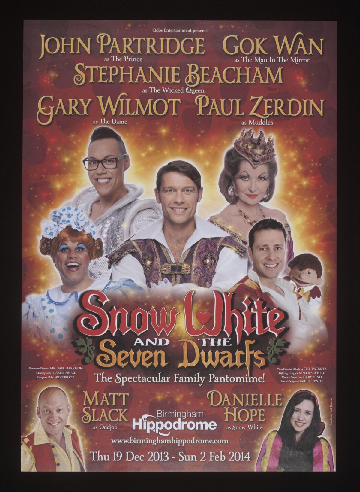 Snow White and the Seven Dwarfs Pantomime Poster