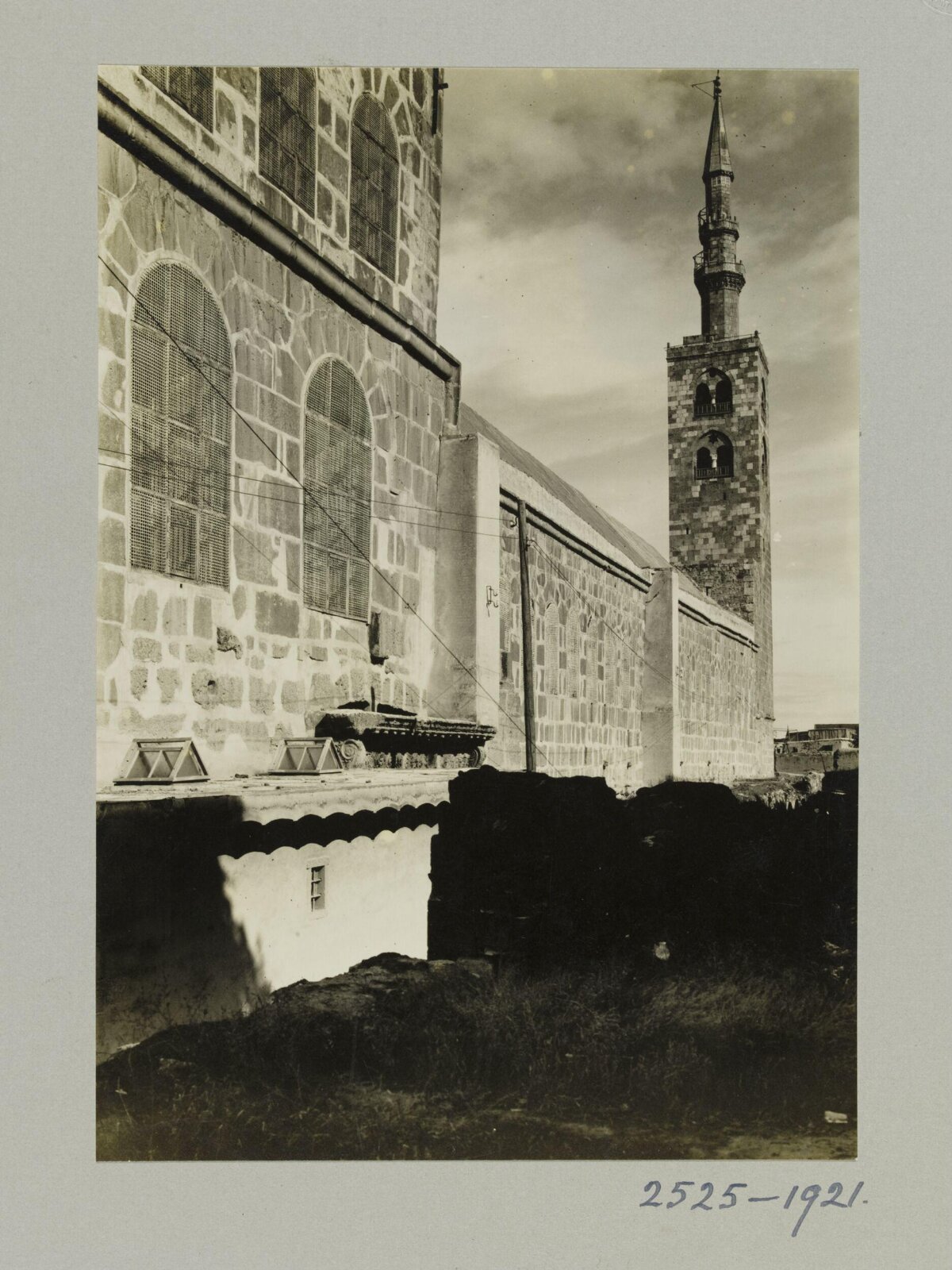1921 Stone Mosque with Minaret