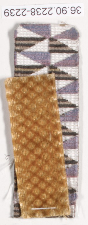 Two Textile Fabric Swatches