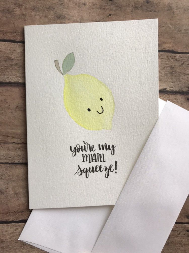 Cute Lemon Pun Greeting Card