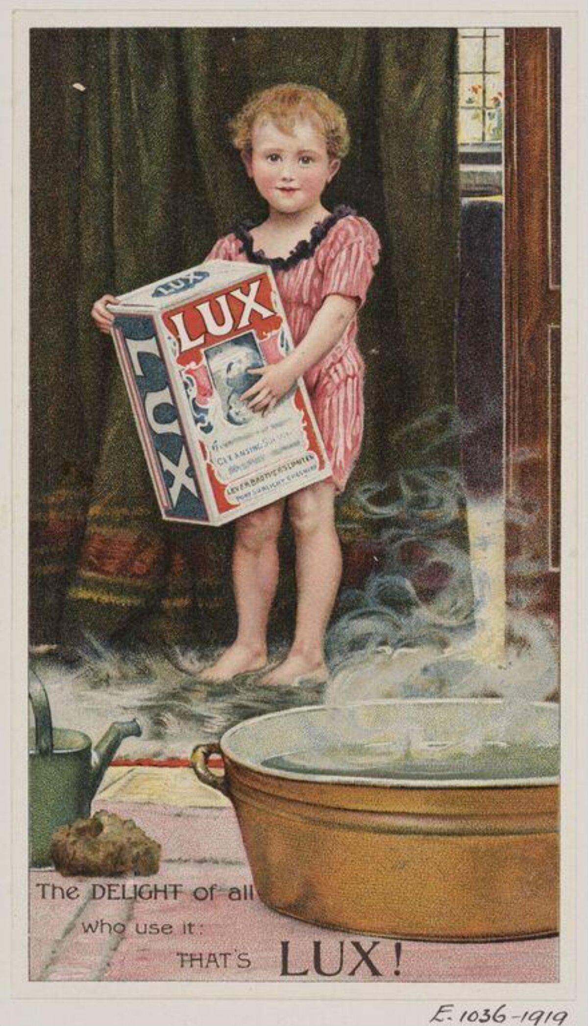 Vintage LUX Washing Powder Advertisement