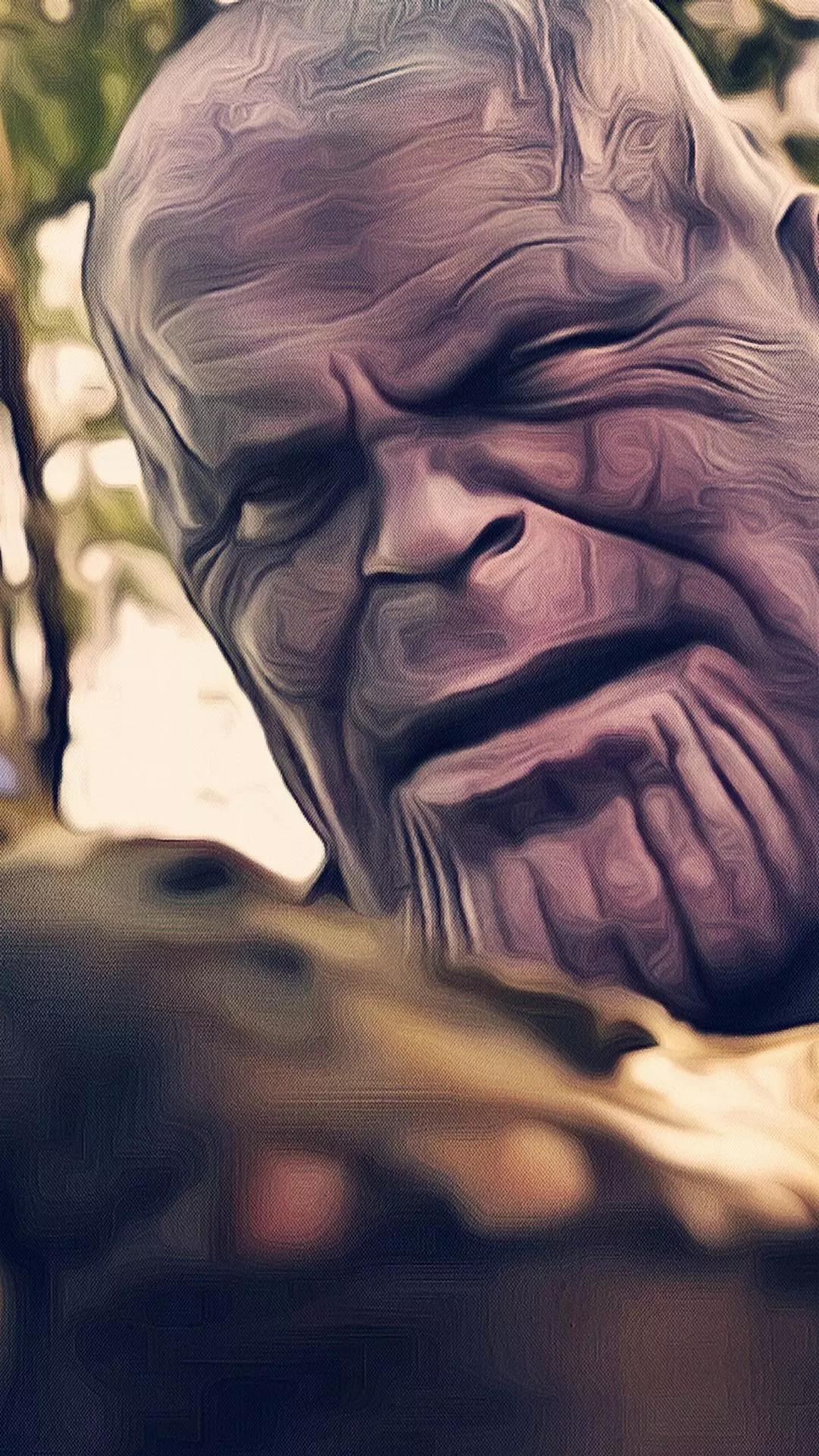 Stylized Portrait of Thanos