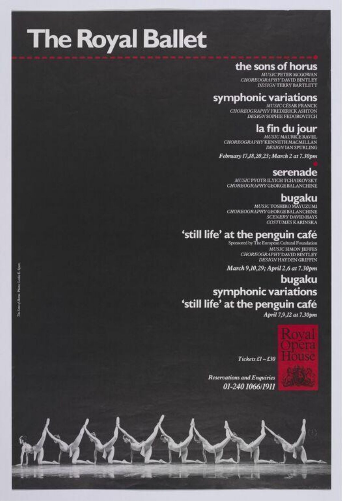 Royal Ballet Performance Poster