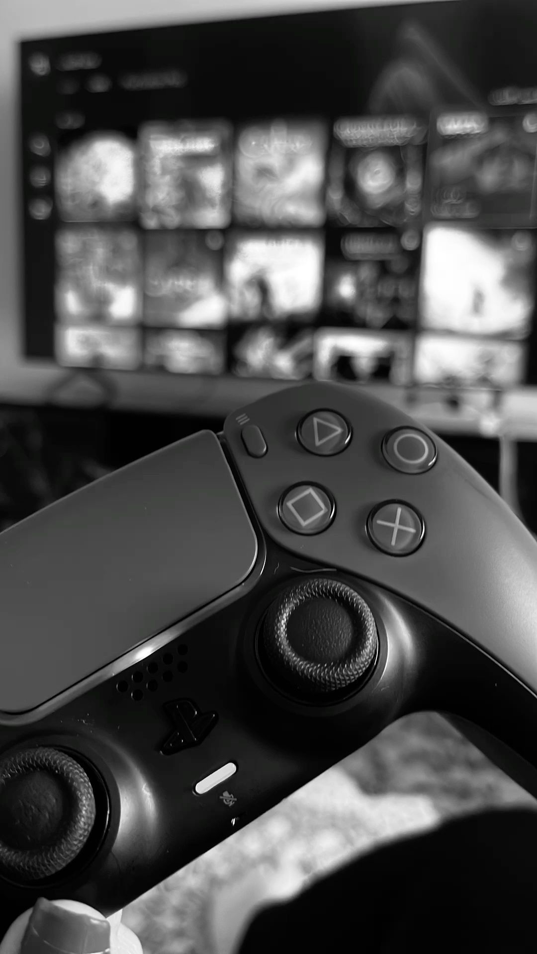 PlayStation Controller and Game Screen