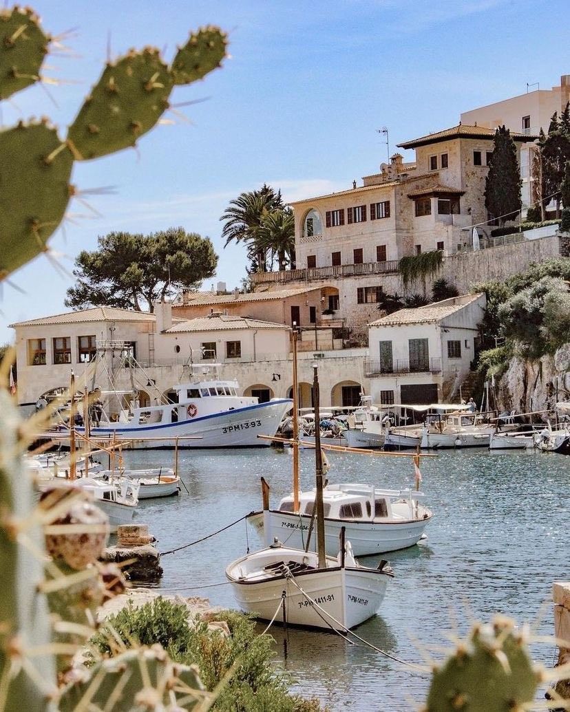 Mediterranean Coastal Fishing Harbor