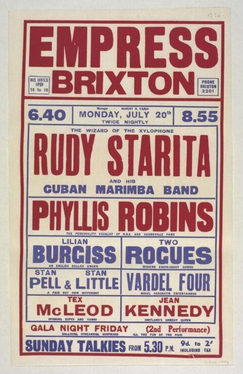 Empress Brixton Vintage Performance Poster