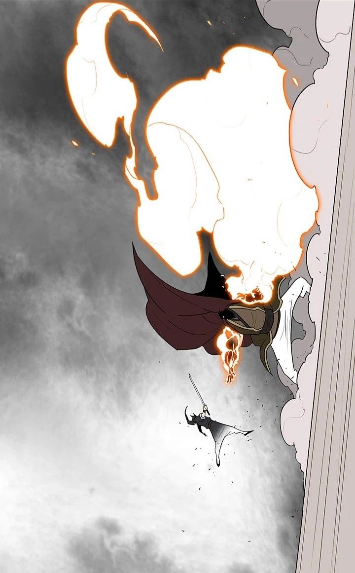 Manhwa Battle Explosion Scene