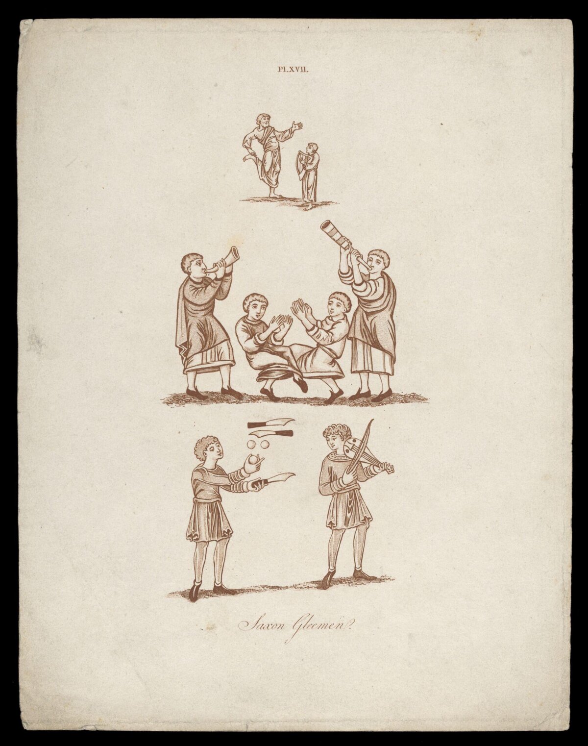 Illustrations of Saxon Gleemen