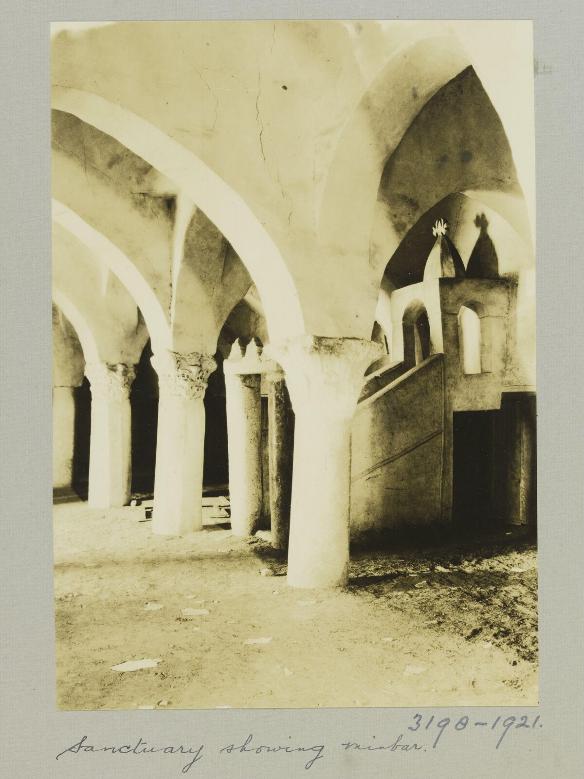 Historic Sanctuary Interior with Minbar
