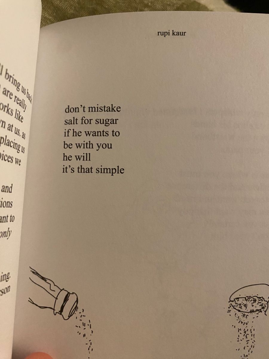 Rupi Kaur Poem Page