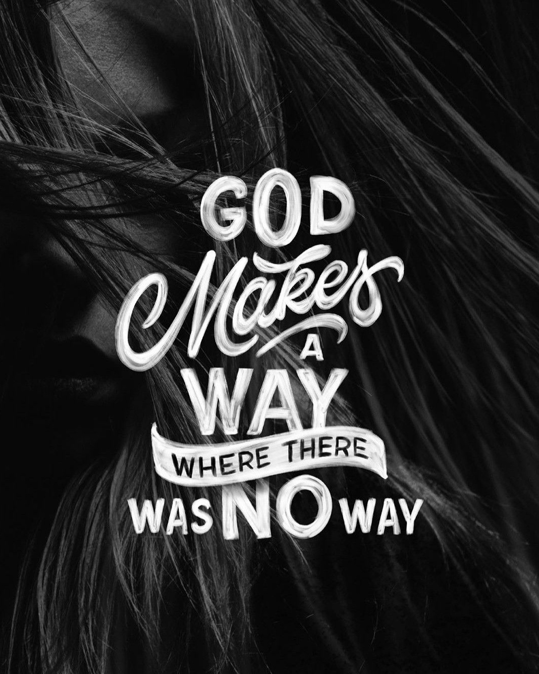 God Makes A Way Inspirational Quote
