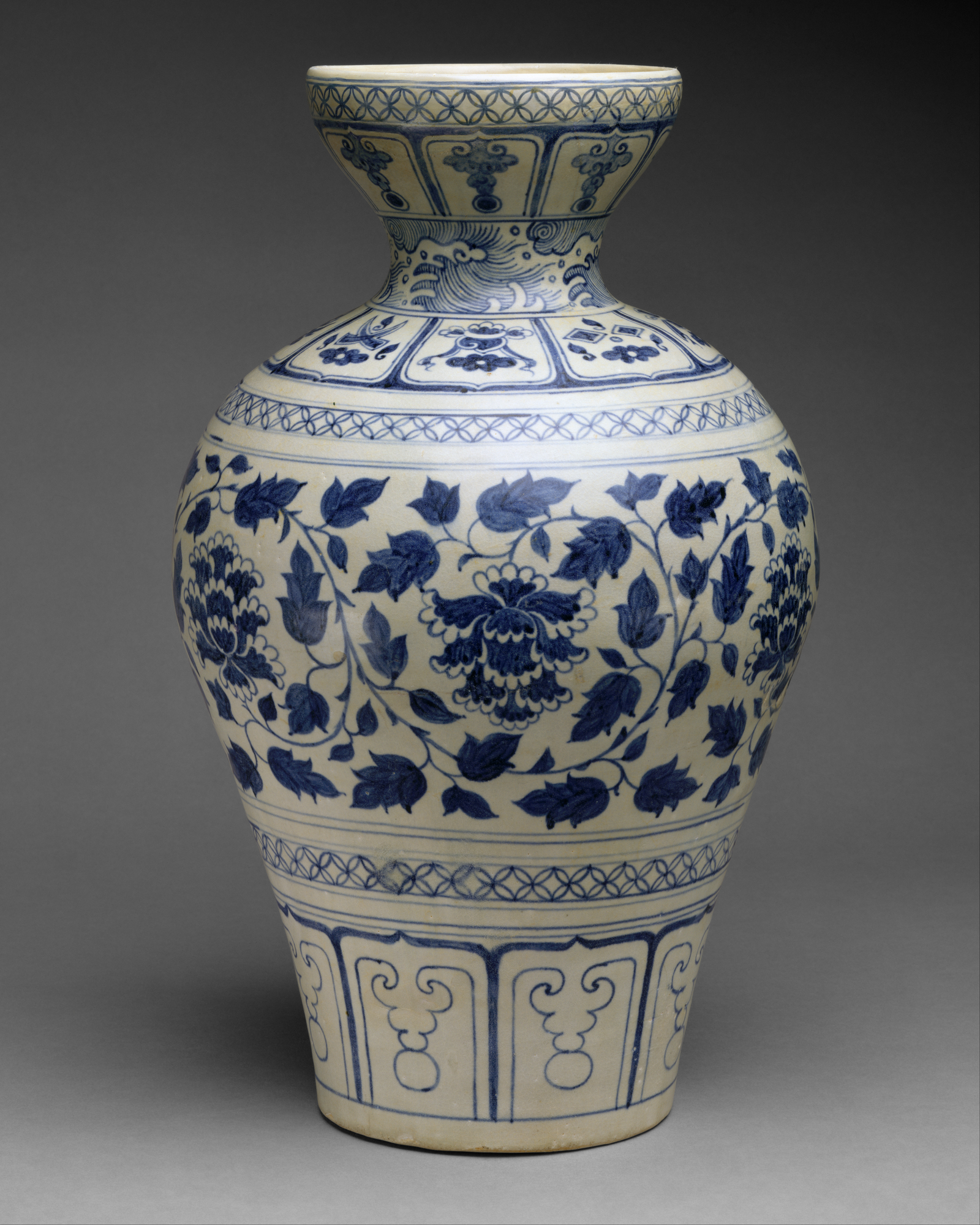 Blue and White Porcelain Vase