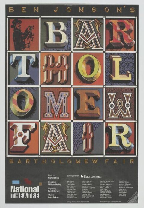 National Theatre Bartholomew Fair Poster