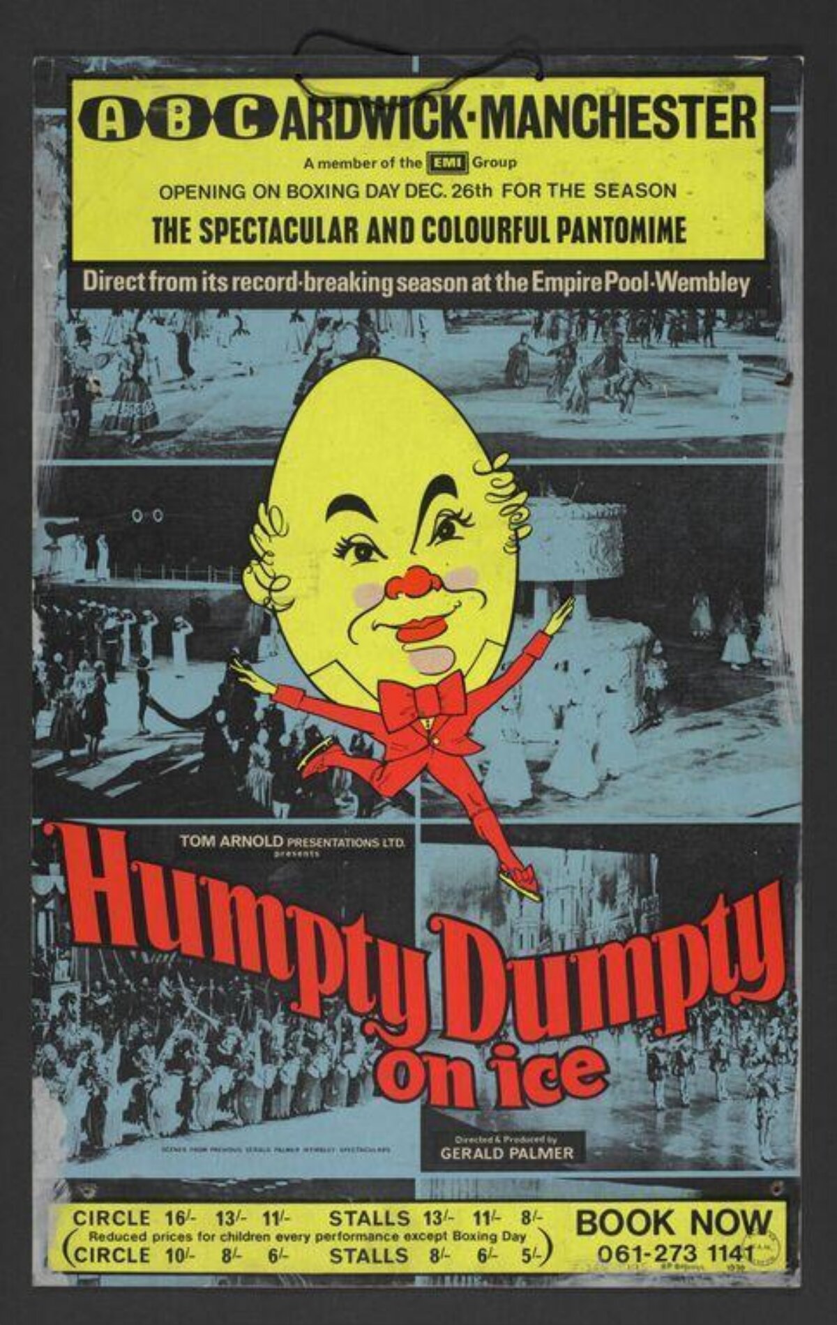 Vintage Humpty Dumpty on Ice Poster