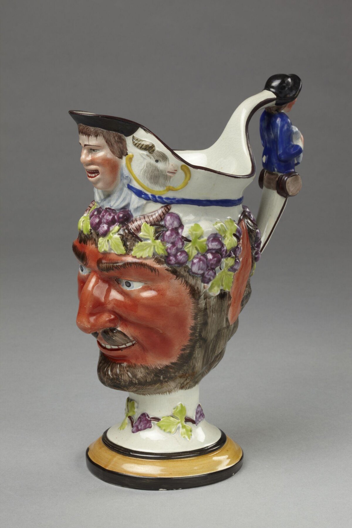 Ceramic Head-shaped Decorative Pitcher
