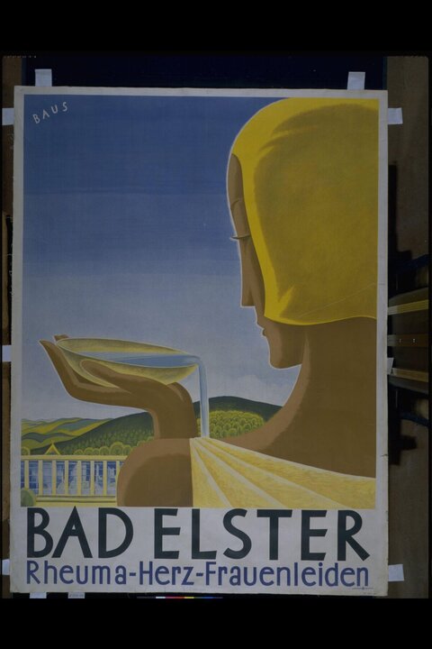 Vintage Bad Elster Medical Spa Poster