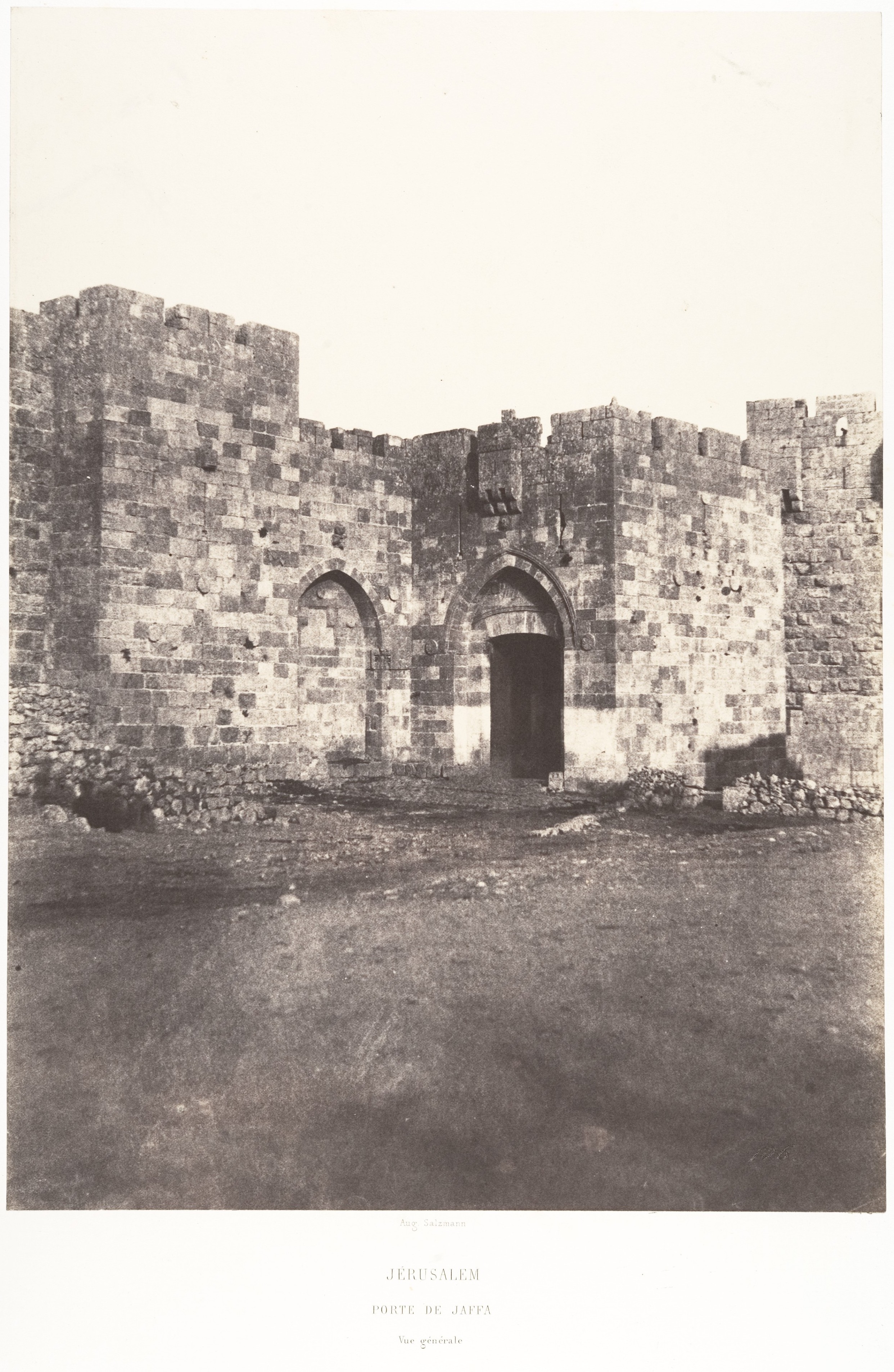 Old View of Jerusalem's Jaffa Gate
