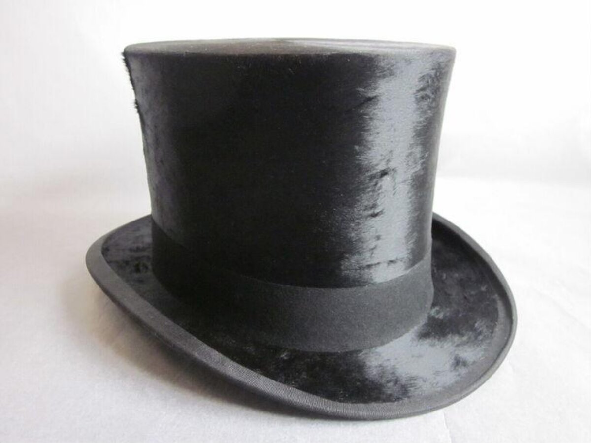 Black Velvet Top Hat
